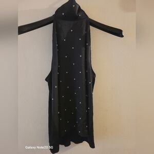 Ann Taylor Black Sleeveless Top